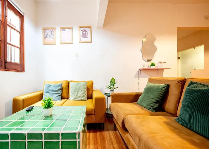 Loft En Roma Sur: Cama King Size Apartamento México DF