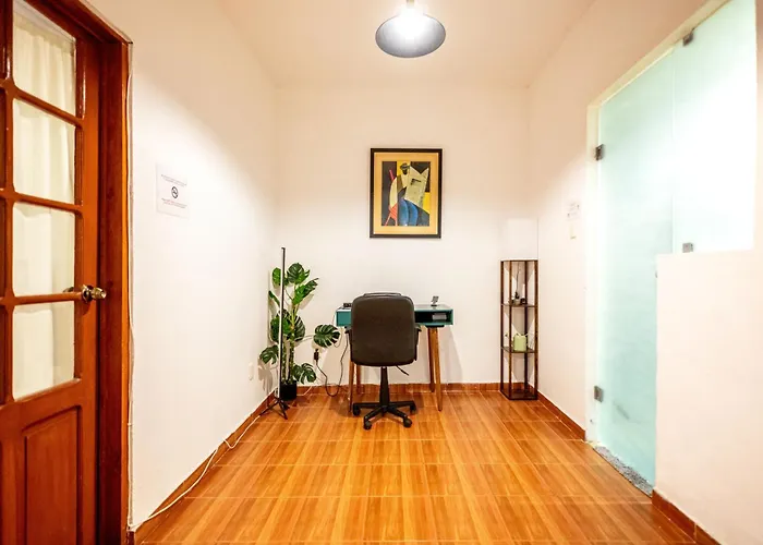 Apartamento Loft En Roma Sur: Cama King Size